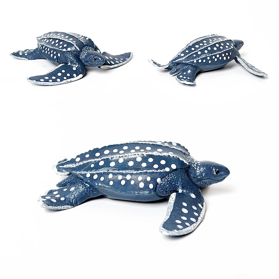 Simulation Chinese Softshell Leatherback Sea Turtle Snapping Turtles Tortoise Ocean Animal Model Education Toy Figures For Kids