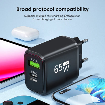 GaN USB C Charger Fast Charging Charger Quick Charge 3.0 PD Wall For Phone Adapter For iPhone 15 Xiaomi POCO Samsung Oneplus