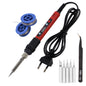 Adjustable Temperature Electric Soldering Iron 80W Welding Solder Rework Station Heat Pencil Tips Repair Tools Ceramic Heater