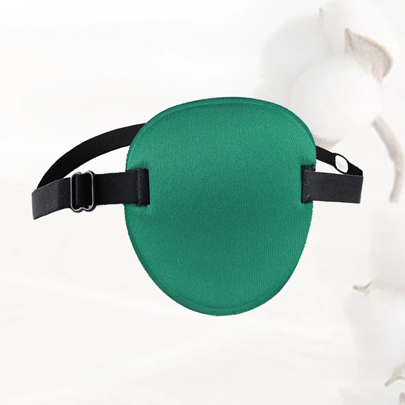 Single Eye Patch Adjustable 3D Foam Groove Breathable Eyeshade Eyes Medical Use Concave Strabismus Amblyopia Training Eye Mask