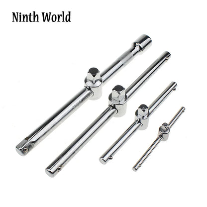 1/4" 3/8" 1/2" Drive Impact Socket Sliding Extension Bar 115-250mm T-handle Socket Breaker Bar for Ratchet Driver & Car Repair