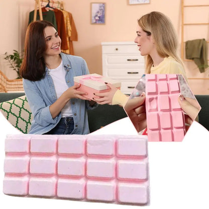 Pink Slow Rising Chocolate Bar Squishy Toy  Food Squishies Office Sensory Stress Relief Squeeze Toys for Adults, Fidget Toy Gift