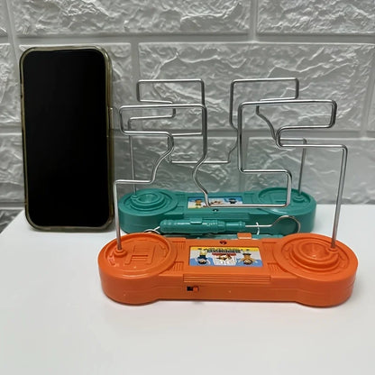 Electric Touch Maze Game, Electric Shock Toy, Brightly Colored Plastic and Metal, Competitive Touch Maze Party Fun Game