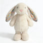 23cm Adorable Floral Bunny Plush Toy Huggable Soft Stuffed Rabbit Doll with Floral Ears Birthday Gift for Girl Plush Collectors