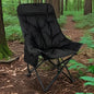 High-Back Moon Chair with Thick Padding | Portable Folding Camping Chair for Adults, Stadium Events & Festivals | Pearl