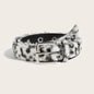 Retro Leopard Print Faux Fur Belt Y2k Pink Fur Belts Punk American Sexy Women's Waistband Winter Fluffy Waist Belt Accessories