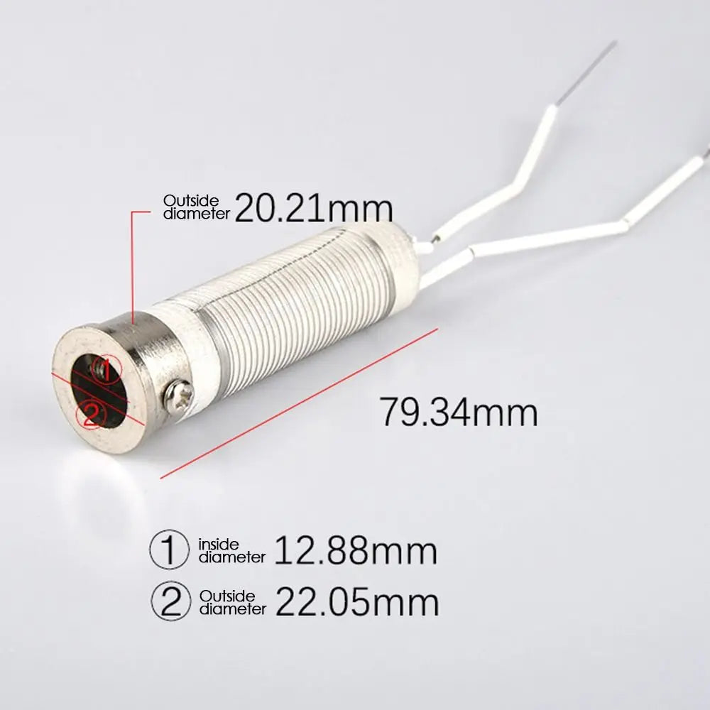 220V 75W100W150W200W300W500W Soldering Iron Core Heating Element Replacement Welding Tool Mica Externally Heating Core