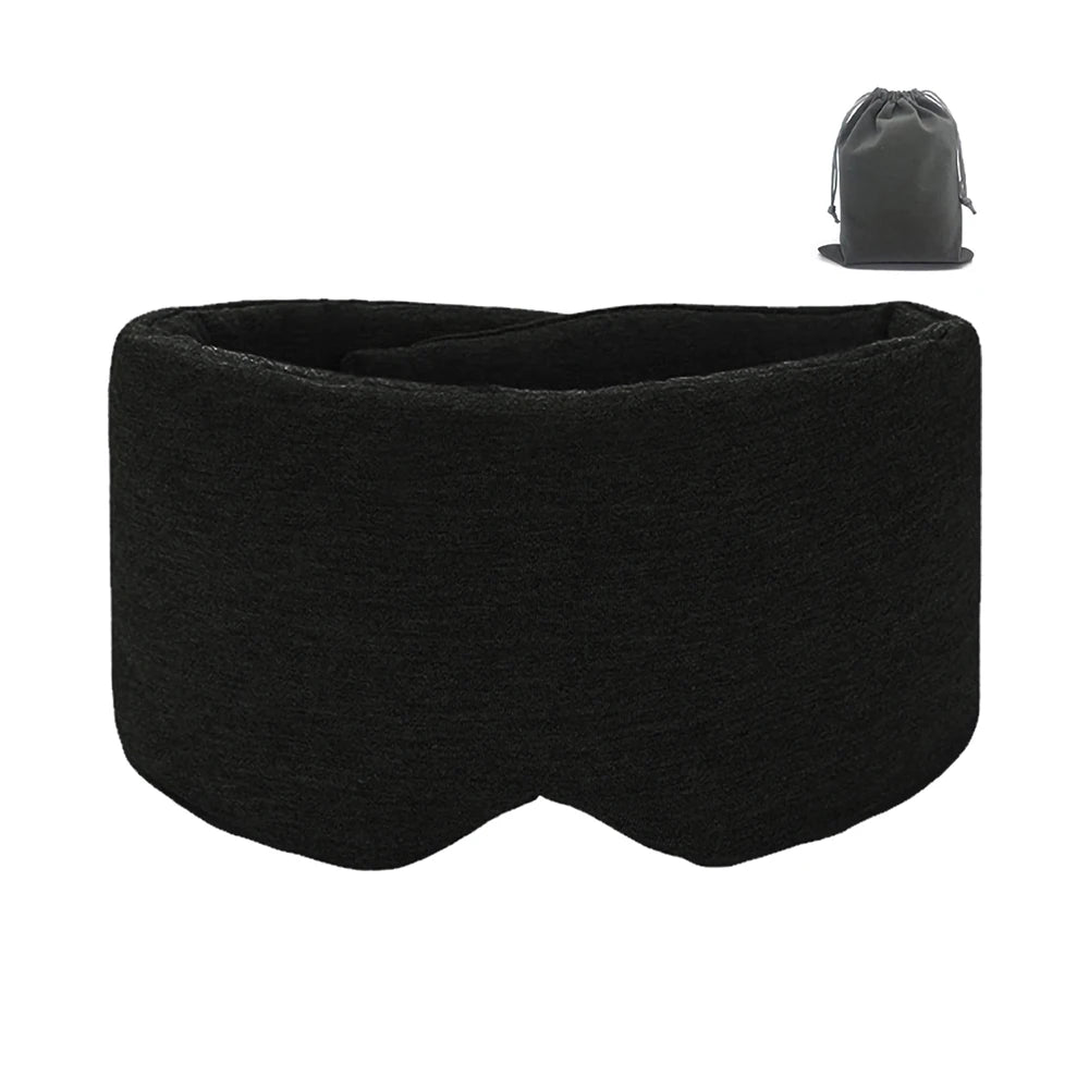 100% Handmade Cotton Sleep Mask Blackout Comfortable Breathable Eye Mask for Sleeping Adjustable  Travel Eyepatch Sleeping Mask