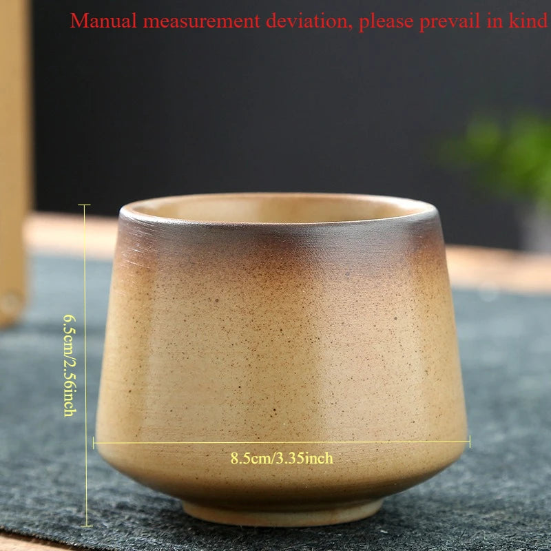 Laysda Vintage Coffee Mug 200ml ceramics Tea cup Japanese-style cafes Drinkware Stoneware Espresso for Restaurants Hotels