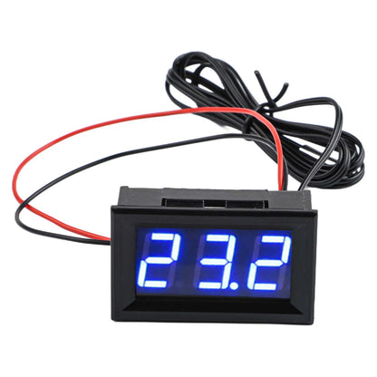 1*Digital Thermometer With Probe LED -50~110°C DC 5-12V Car Temperature Panel Meter Gauge  Instrument Parts & Accessories