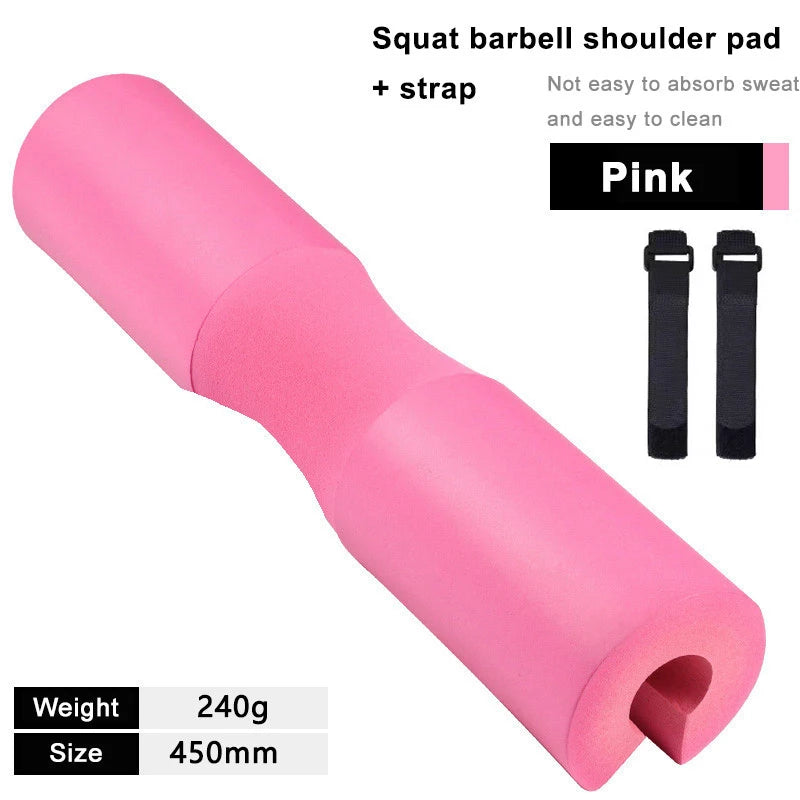 Barbell Pad for Hip Thrust Squat, Non‑Slip Thick Foam Bar Pad, Weight Lifting Shoulder Protector Cushion for Bar Home Gym