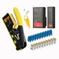 New Rj45 Rj12 Rj11 Pass Through Crimp Plier Cat7 Cat6 Cat6A Cat5 Cat5e Stripping Crimping Tool with 8P/6P Ethernet Connectors