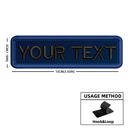 Custom Name Patch Color Matches Personalized Patches Embroidered Military Tactical Badge Stripes Emblems for Backpack Jacket
