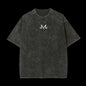 Majin M Logo T Shirt Men Acid Wash Anime Dragon Ball Z Cotton Minimalist Streetwear Vintage Gym Training Graphic Top Tee