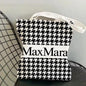 M-Max MaraS Brand Storage Bags Canvas Tote Bag Double-Sided Print Lightweight Shoulder Shopping Handbag for Daily Use