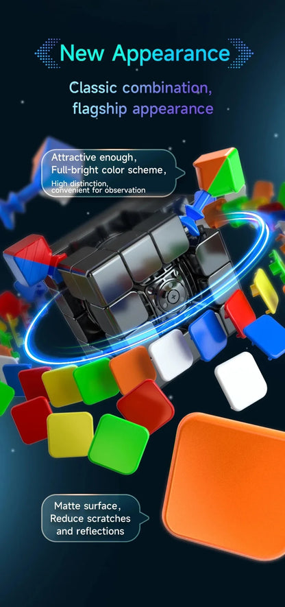 QiYi M Pro Series 2x2 3x3 4x4 Pyramid Magnetic Magic Cube Professional Speed Cubes Education Puzzle  Cubo Magico Toys Gifts