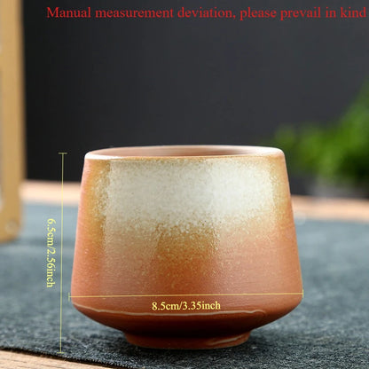 Laysda Vintage Coffee Mug 200ml ceramics Tea cup Japanese-style cafes Drinkware Stoneware Espresso for Restaurants Hotels