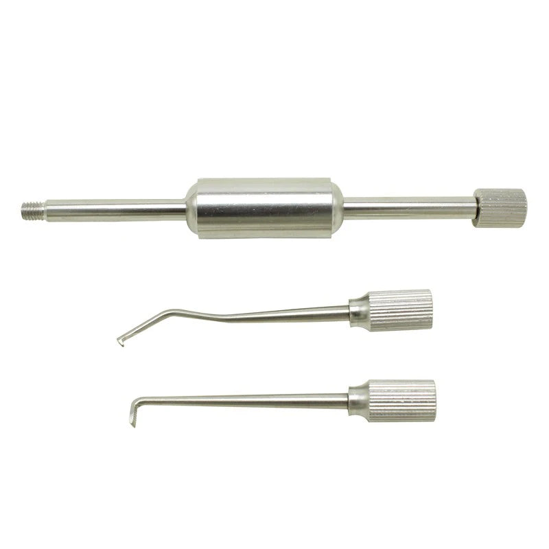 Dental Crown Remover Automatic / Manual Single handed Gun set Stainless Steel Dental Surgical Instrument Tools with tips