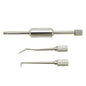 Dental Crown Remover Automatic / Manual Single handed Gun set Stainless Steel Dental Surgical Instrument Tools with tips