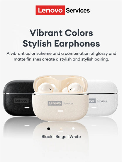 Lenovo 2026 AI Real Time Translation Wireless Earphones TWS Hi-Fi IMAX-level Sound Earphones Stereo ENC Noise Cancelling Earbuds