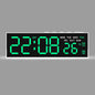 LED Digital Alarm Clock Temperature Week 2 Alarms Ambient Light Brightness Adjustment Bedside Electronic Table Clock USB Powered