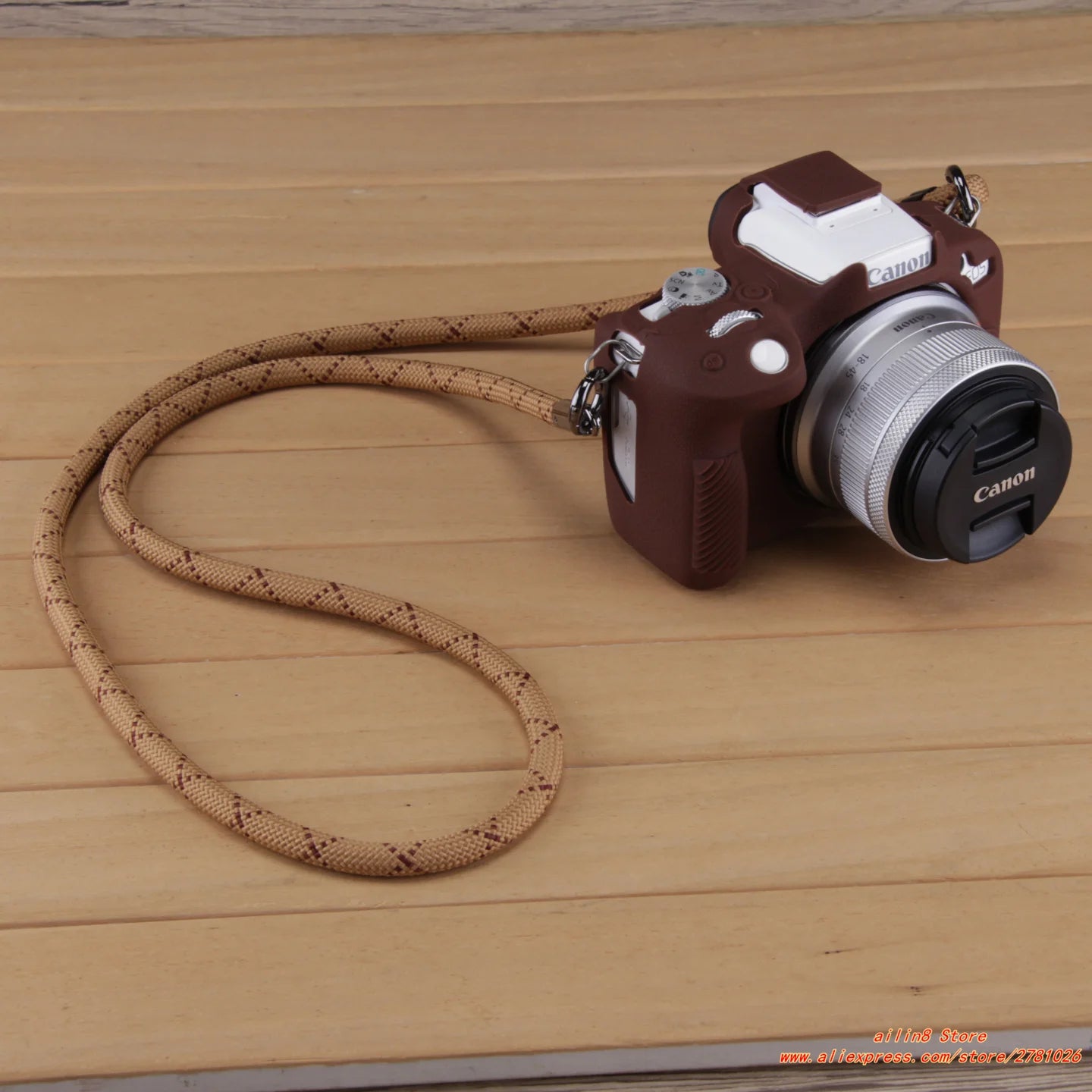 for Canon EOS-R100 Camera Soft Case R50 Silicone shell protective cover Prevent scratching the camera bag One shoulder neck bag