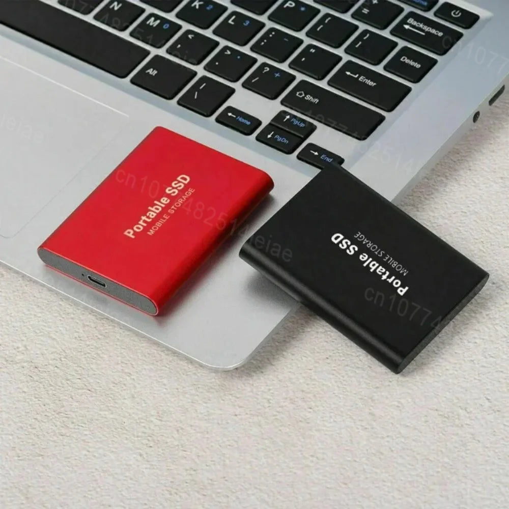 Large Capacity External SSD 2TB/4TB/128TB Type-C USB3.2 Portable Solid Disk Fast Transfer for Mac Desktop PC