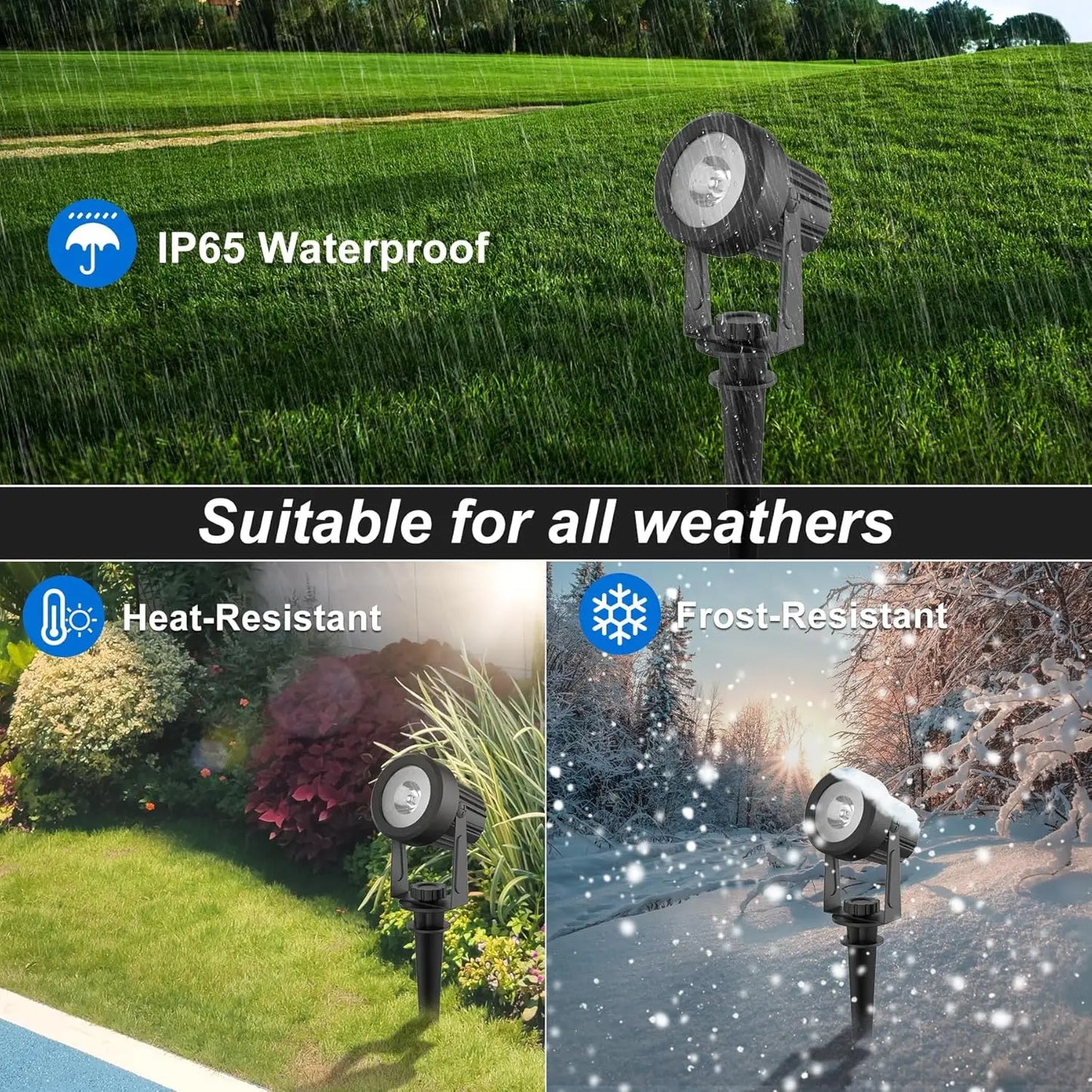 1/2/4/6 LEDS Solar Spotlight Outdoor Garden Wall Lamp for Tree Street Decor IP65 Waterproof LED Landscape Countyard Solar Light