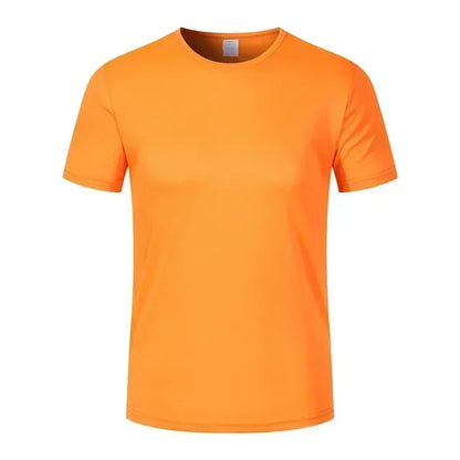 T Shirt Print Logo Women For Men Quick Drying Running Gym Custom Marathon Short Sleeve Sports Attire Diy Brand Wholesale Cheap