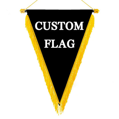 aerxemrbrae   Square Football Team Flag basketball teams activity flags Custom Logo Customized Exchange Pennant Hanging banner