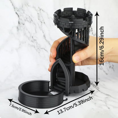Dice Tower, RPG Collectible for Roleplaying Tabletop Games, Delivers Random Rolls Atmosphere to Every Session