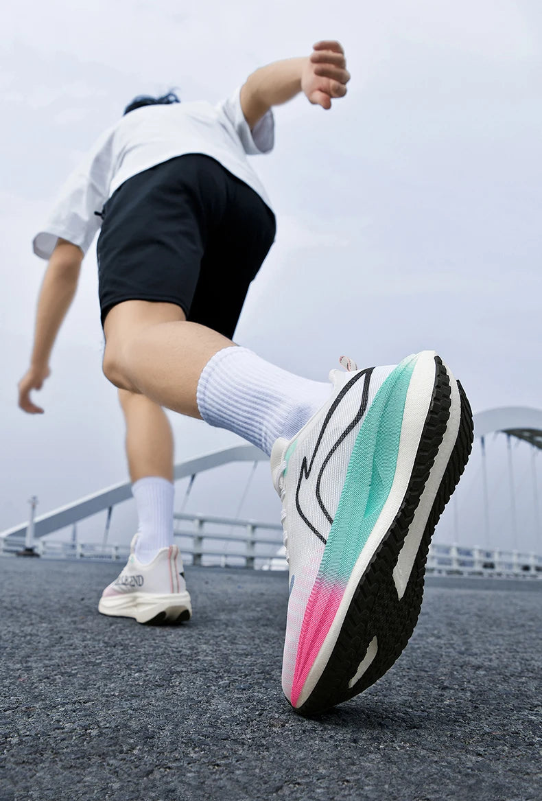 2026 New Men/women Carbon Plate Mesh Casual Sports Shoes, Breathable, Lightweight, Shock-Absorbing Running Sneakers