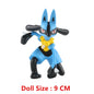 Pokemon Anime Action Figure Set - Pikachu Sun Elf Eevee Gengar Monsters Cartoon Model Toys Gift for Bulk Purchase