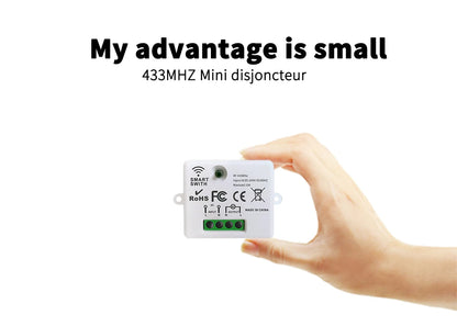 86 Wireless Smart RF 433Mhz 100-220V Wall Panel with Remote Control Mini Relay Receiver Home Led Light Lamp Switch