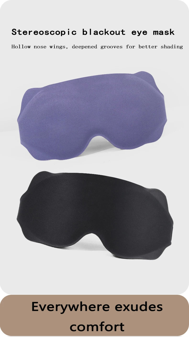 3D Sleeping Mask Block Out Light Sleep Mask For Eyes Soft Sleeping Aid Eye Mask for Travel Eyeshade Night Breathable Slaapmasker