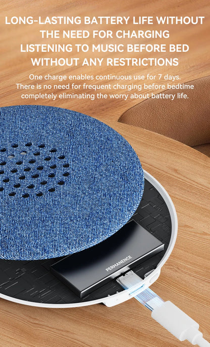 Mini Sleeping Bluetooth 5.3 Speaker Under Pillow Sound Machine With White Noise HiFi Stereo Audio Soundbar MP3 Music Player New