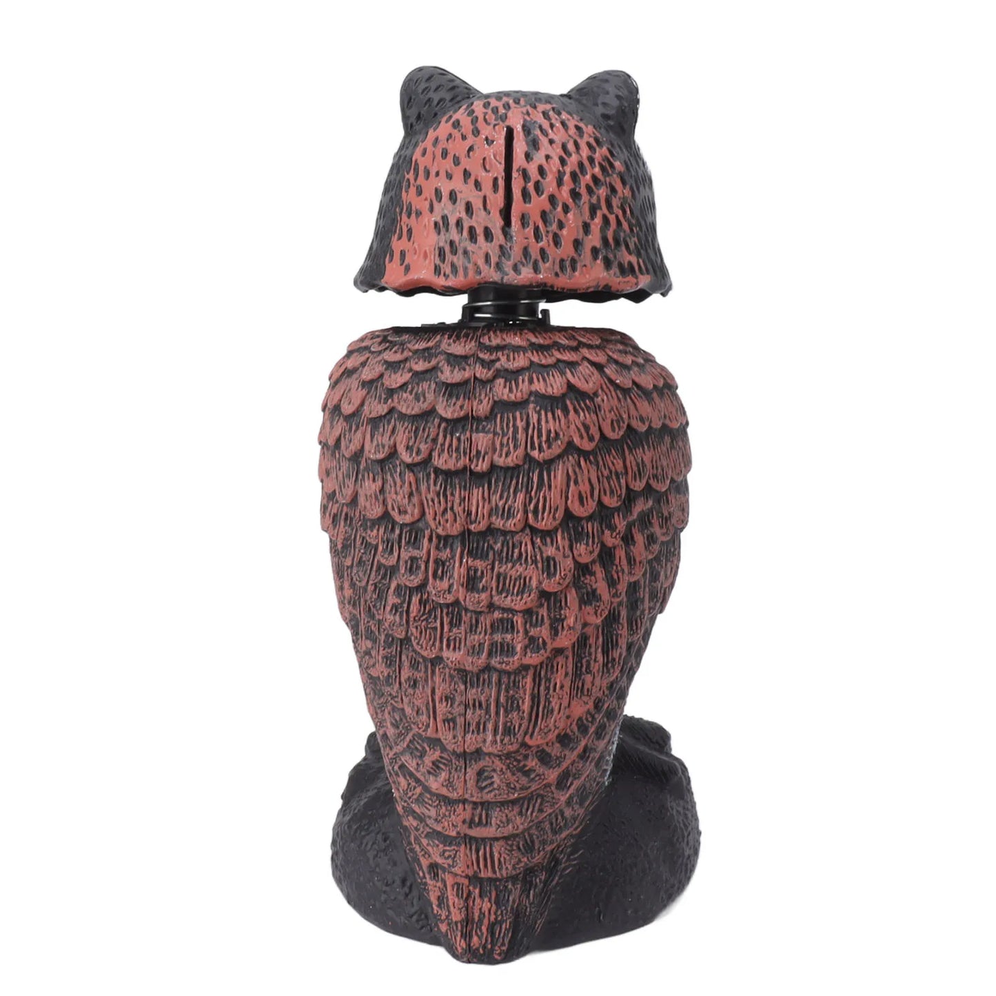 Owl Decoy to Scare Birds Owl Decoy Plastic Shake Head Owl Decoy To Scare Birds Away Scarecrow Fake Owl Outdoor Garden Decoration