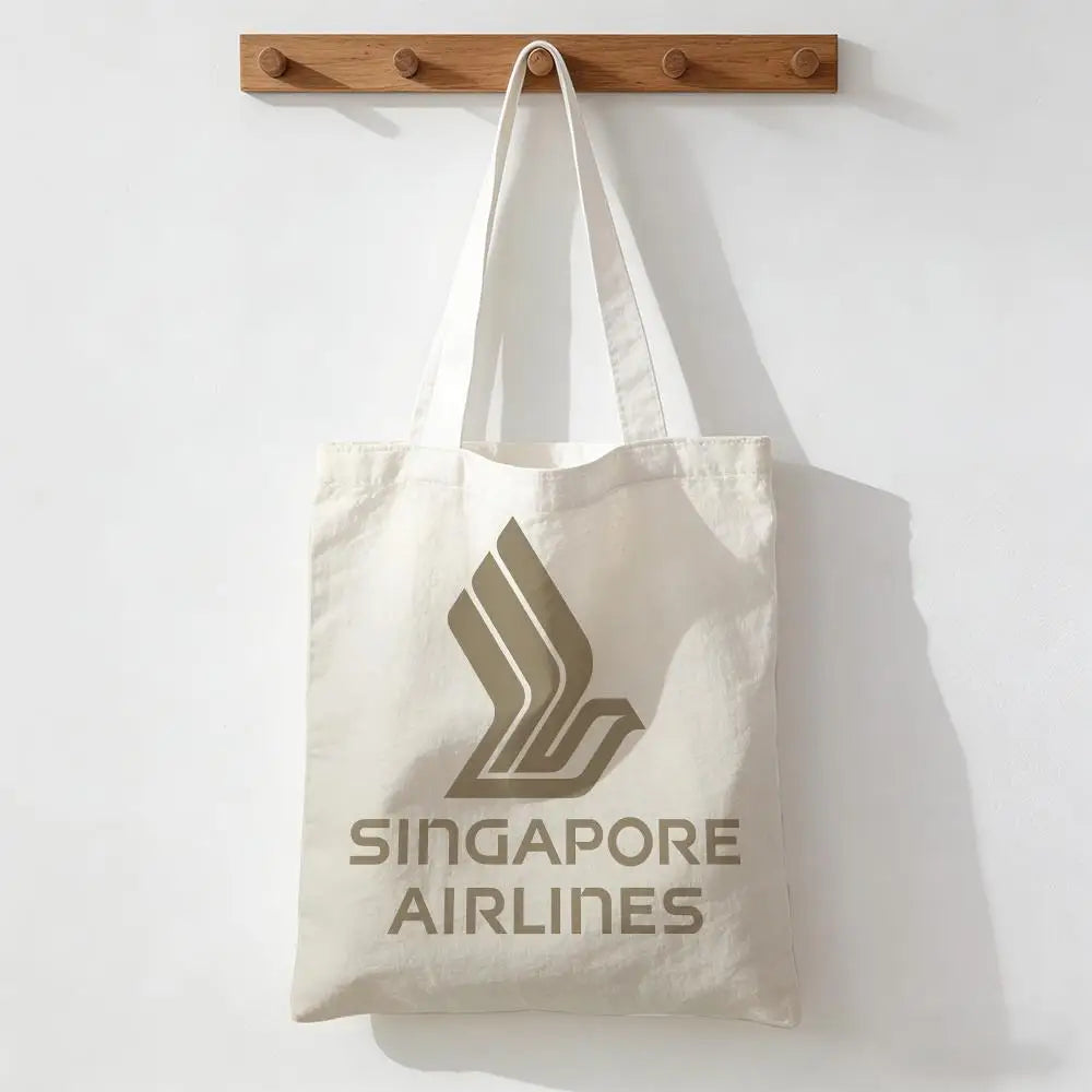 Singapore Airlines Storage Bags Handbag Women Casual Underarm Top Handle Bag Lady Shopping Travel Bags