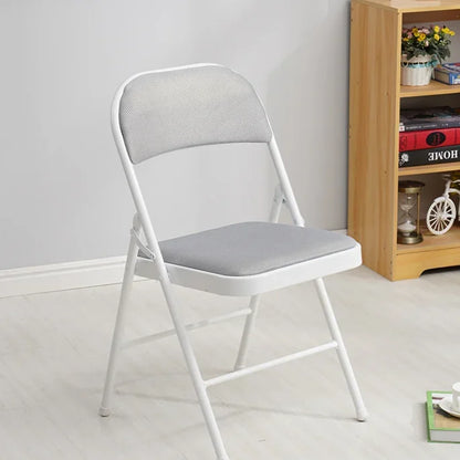Leather Padded Folding Chair 4 Pack Sturdy Metal Foldable Chairs Easy to Use and Storage Outdoor and Indoor for Home Office