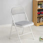 Leather Padded Folding Chair 4 Pack Sturdy Metal Foldable Chairs Easy to Use and Storage Outdoor and Indoor for Home Office