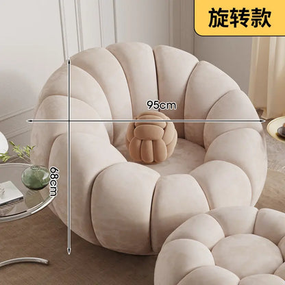 Lazy sofa single double pumpkin sofa reclining sleeping cloud swivel chair bedroom Internet celebrity sofa balcony sedentary