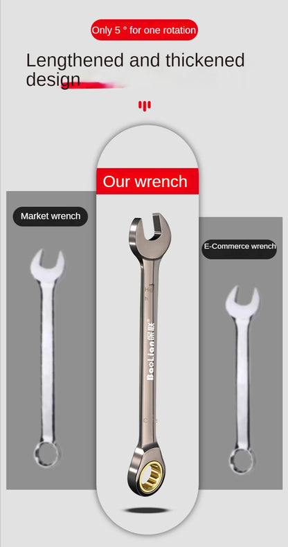 Universal Adjustable Torx Wrench 8-22mm Ratchet Spanner for Bicycle Motorcycle Car Repair Mechanical Tool