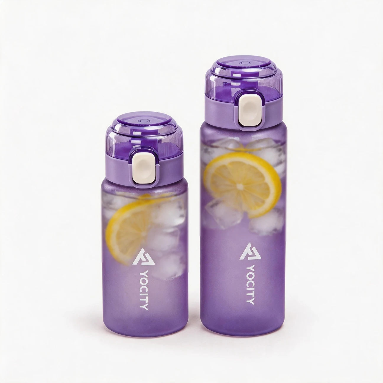 18.6/25.36oz Sports Water Bottle with Time Marker Portable Leak-Proof Tritan Cup for Outdoor Activities Fitness Hydration Bottle