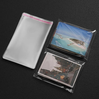 Self Adhesive Sealing Plastic Bag Clear Cellophane Bags for Packaging Jewelry Candy Cookies Product Gifts Resealable Storage Bag