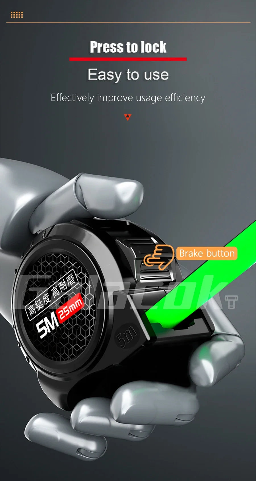 3/7.5/10/5M Meters Tape Measure Toughbuilt Measuring Tape Construction Tape Measure Site Measuring Construction tools Instrument