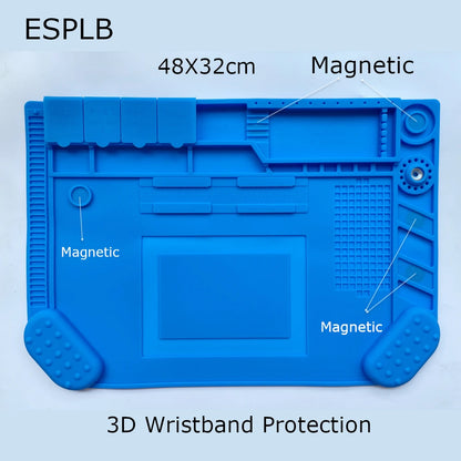 ESPLB Insulation Repair Pad Heat-Resistant Silicon Soldering Station Kinds Of Mat Work Pad Desk Platform BGA Soldering Station