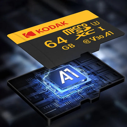 KODAK 100% Original Micro sd Card 16GB 32GB 64GB 128GB 256GB Microsd Memory Card Class10 SDXC U3 4K TF Card for Drone Phone
