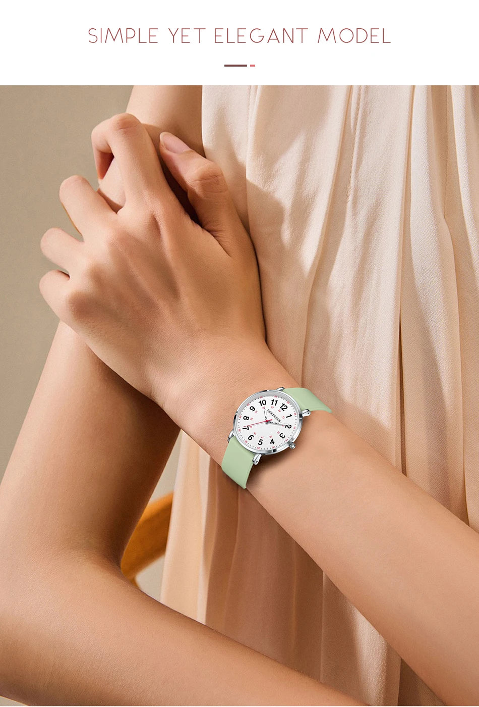 LIGE New Fashion Women's wristwatch Ultra-Thin Quartz Watches for Woman Waterproof Luminous Silicone Ladies Watches Pink Clock