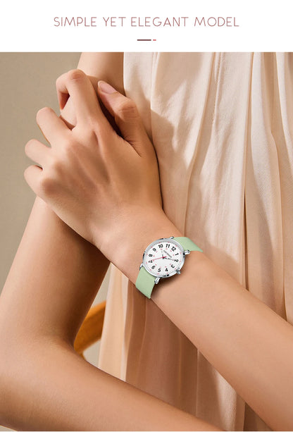 LIGE New Fashion Women's wristwatch Ultra-Thin Quartz Watches for Woman Waterproof Luminous Silicone Ladies Watches Pink Clock