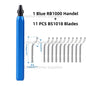 Deburring Tool Kit RB1000 Handle with BS1018 Blades Burring Blade Burring Pen For Pipe Copper Burrs Removal Trimming Tool